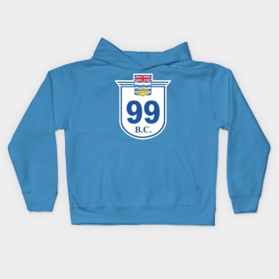 British Columbia Highway 99 Canada Kids Hoodie